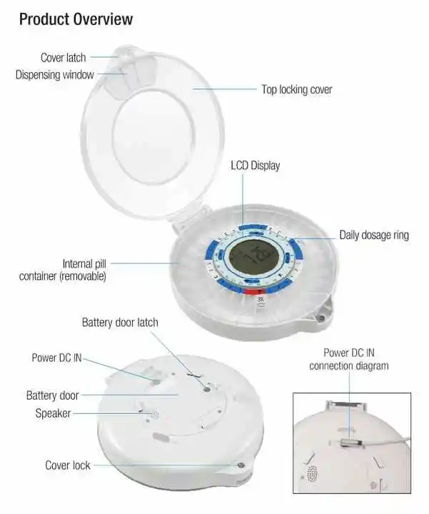 Smart Pill Box P12 — Other Appliances OEM & ODM manufacturer