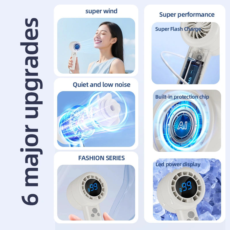 High-Speed Handheld Fan SCS-004R — Environmental Appliances OEM & ODM manufacturer