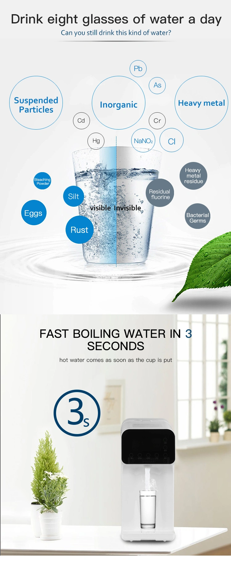 Instant Hot Water Dispenser MY-ROZ-108 — Water & Purification OEM & ODM manufacturer