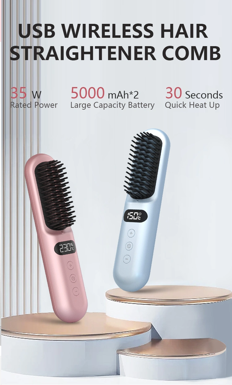 Cordless Straightening Brush C01SE — Beauty & Hair Care OEM & ODM manufacturer