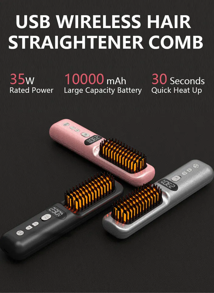 Cordless Straightening Brush C03 — Beauty & Hair Care OEM & ODM manufacturer