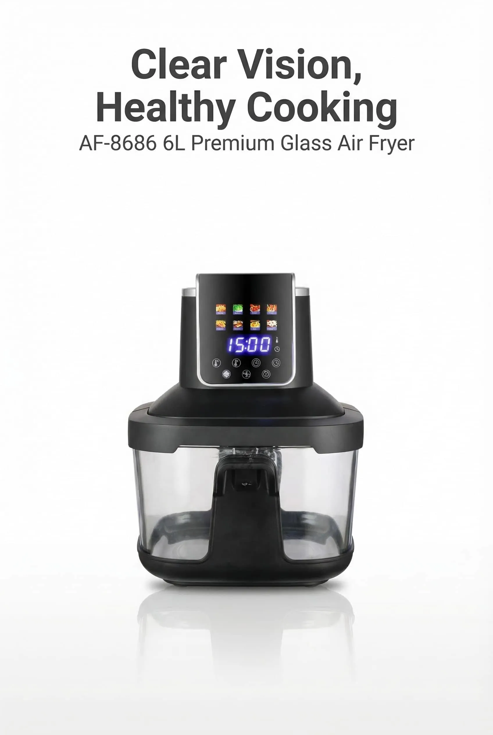 Dual-Basket Glass Viewing Air Fryer — Kitchen Appliances OEM & ODM manufacturer