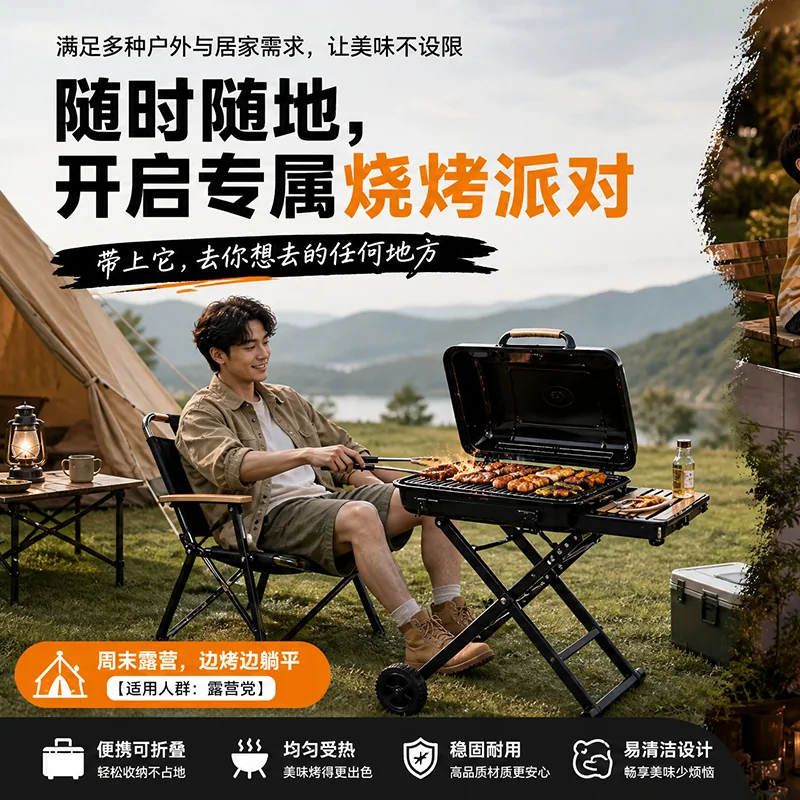 Outdoor Foldable Folding BBQ Grill MY-QY — Other Appliances OEM & ODM manufacturer