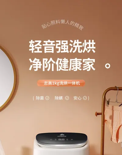 Fully Automatic Underwear Washing Machine XQB10-ZQ-2 — Major Appliances supplier for OEM and private label