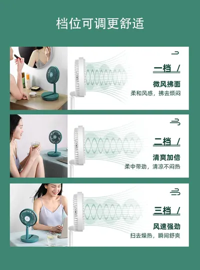 Foldable Electric Fan — Environmental Appliances product photo 8 of 12, OEM and private label supply