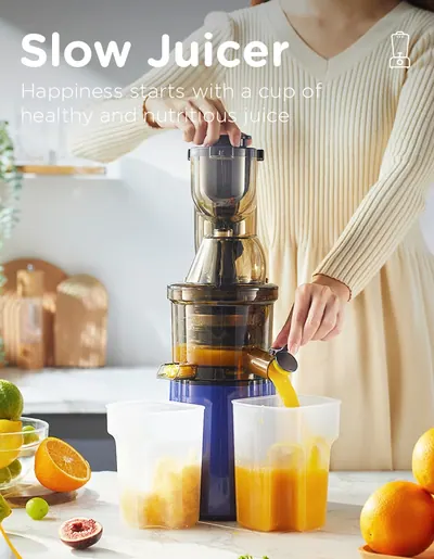 Wide-Feed Slow Juicer JE-B05 — Kitchen Appliances product photo 2 of 6, OEM and private label supply
