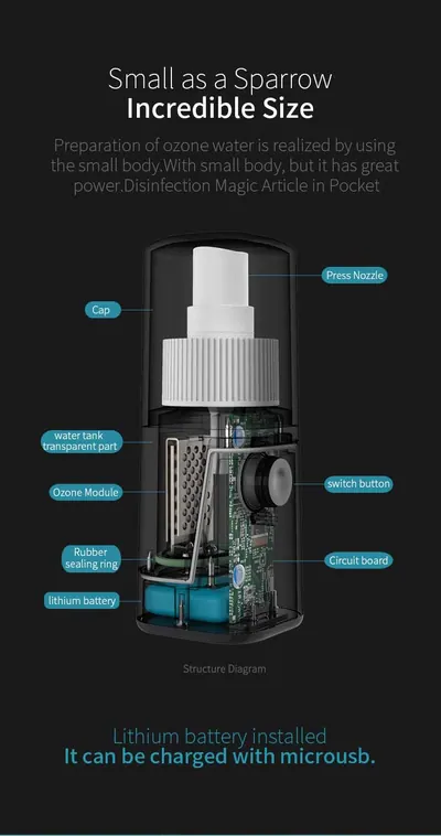 Portable Misting Sterilizer — Cleaning Appliances product photo 2 of 12, OEM and private label supply