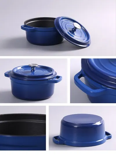 Cast Iron Enamel Pot — Kitchen Appliances product photo 2 of 10, OEM and private label supply