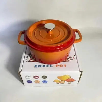 Cast Iron Enamel Pot — Kitchen Appliances product photo 3 of 10, OEM and private label supply