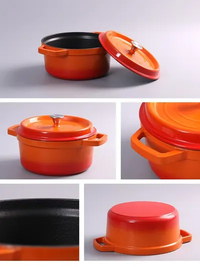 Cast Iron Enamel Pot — Kitchen Appliances product photo 5 of 10, OEM and private label supply