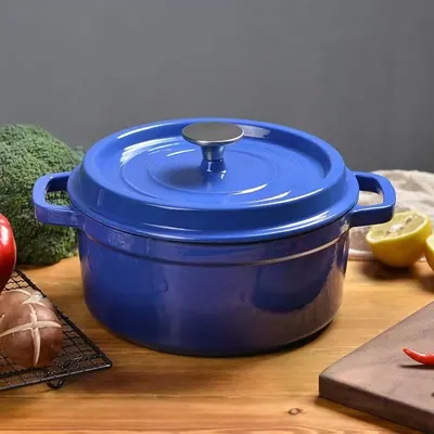 Cast Iron Enamel Pot — Kitchen Appliances product photo 8 of 10, OEM and private label supply