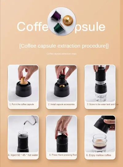 3-in-1 Portable Coffee Machine — Kitchen Appliances product photo 7 of 11, OEM and private label supply