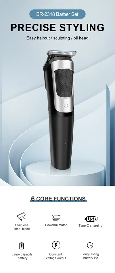 Hair Clipper BR-2318 — Personal Care product photo 5 of 9, OEM and private label supply