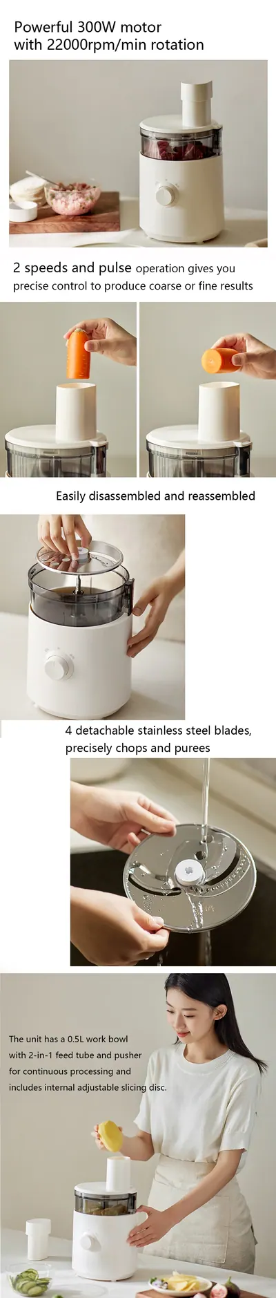 Electric Vegetable Cutter H9073 — Kitchen Appliances product photo 2 of 3, OEM and private label supply