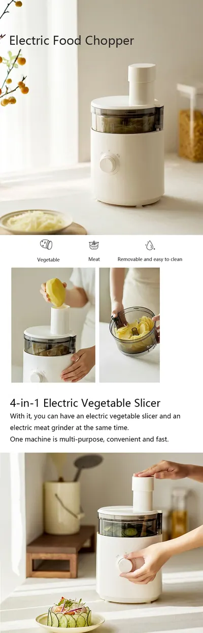 Electric Vegetable Cutter H9073 — Kitchen Appliances product photo 3 of 3, OEM and private label supply