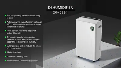 Dehumidifier FDD20-5291 — Environmental Appliances product photo 3 of 7, OEM and private label supply