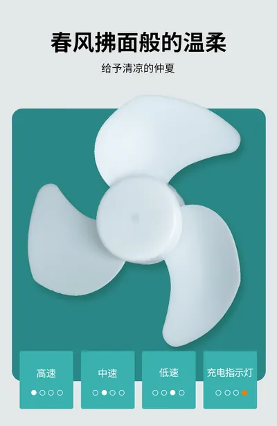 Desktop Fan ZWN-128 — Environmental Appliances product photo 5 of 12, OEM and private label supply