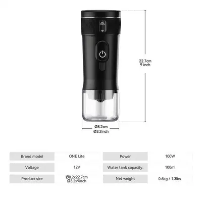 Portable Car Coffee Machine — Kitchen Appliances product photo 10 of 12, OEM and private label supply