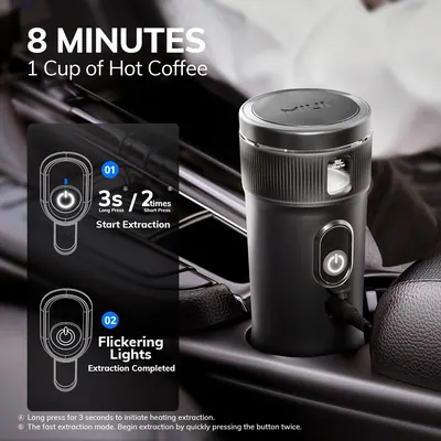 Portable Car Coffee Machine — Kitchen Appliances product photo 2 of 12, OEM and private label supply