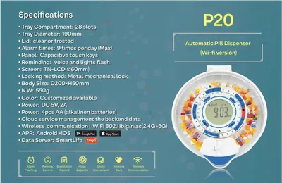 Smart Pill Box P20 — Other Appliances product photo 11 of 12, OEM and private label supply