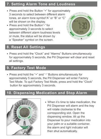 Portable Smart Pill Box — Other Appliances product photo 8 of 12, OEM and private label supply