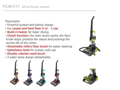 Carpet Cleaner — Cleaning Appliances product photo 8 of 8, OEM and private label supply