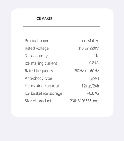 Ice Maker GSN-K02 — Kitchen Appliances product photo 12 of 12, OEM and private label supply