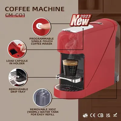 Capsule Coffee Machine CM-C01 — Kitchen Appliances product photo 2 of 12, OEM and private label supply