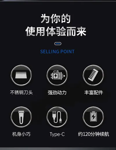 Hair Clipper SH988 — Personal Care product photo 5 of 12, OEM and private label supply