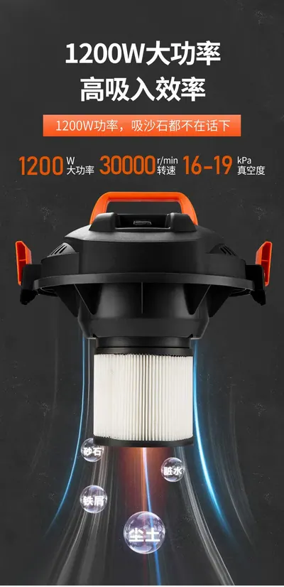 Drum Vacuum Cleaner YCQ-2022Y — Cleaning Appliances product photo 6 of 12, OEM and private label supply