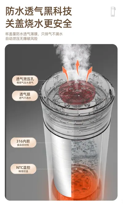Electric Heating Cup — Kitchen Appliances product photo 3 of 12, OEM and private label supply