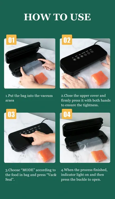 Vacuum Sealing Machine VS8811 — Kitchen Appliances product photo 9 of 10, OEM and private label supply