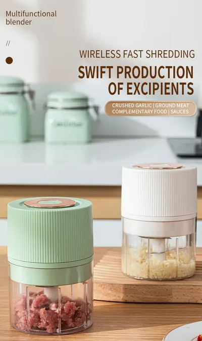 Cordless Meat Grinder Garlic Chopper — Kitchen Appliances product photo 11 of 12, OEM and private label supply