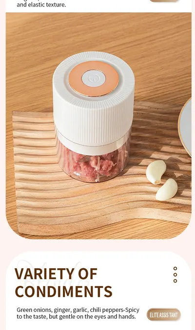 Cordless Meat Grinder Garlic Chopper — Kitchen Appliances product photo 4 of 12, OEM and private label supply