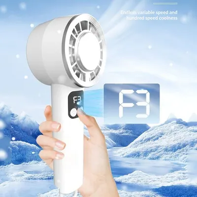 Handheld Ice Cooling Fan — Environmental Appliances for OEM orders