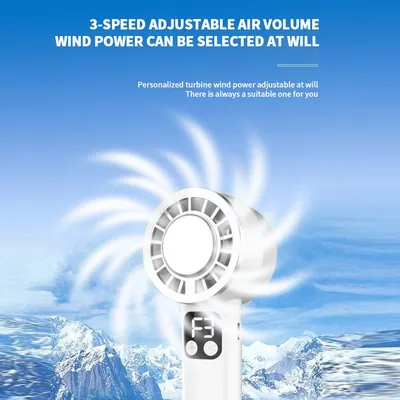 Handheld Ice Cooling Fan — Environmental Appliances product photo 5 of 8, OEM and private label supply