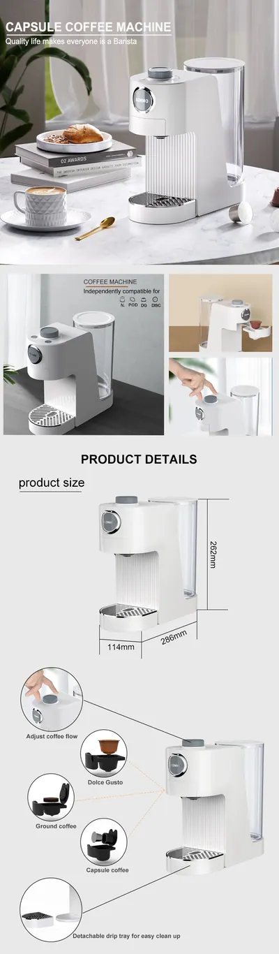 Capsule Coffee Machine KM-C0520 — Kitchen Appliances for OEM orders