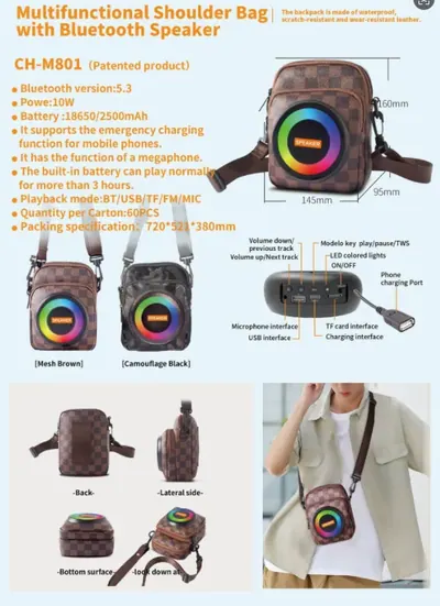 Bluetooth Speaker Bag CH-M801 — Other Appliances for OEM orders
