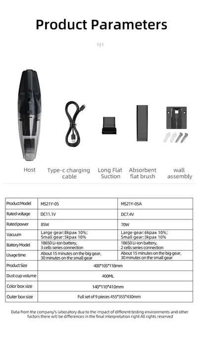 Cordless Vacuum Cleaner MS21Y-05 — Cleaning Appliances product photo 7 of 8, OEM and private label supply