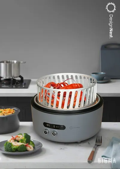 Viewing Air Fryer DH2216GY — Kitchen Appliances product photo 5 of 10, OEM and private label supply