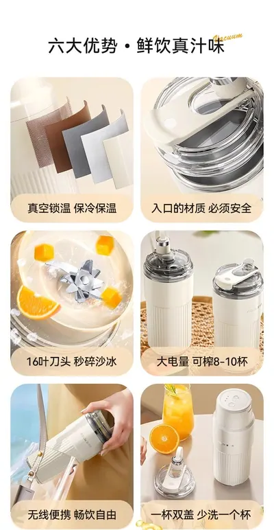 Portable Juicer Cup ZT-Z08 — Kitchen Appliances product photo 4 of 12, OEM and private label supply