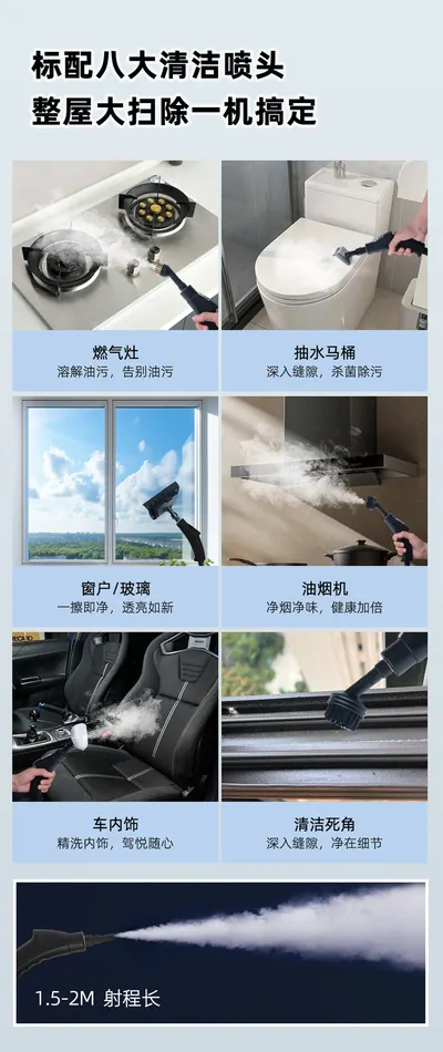 Steam Cleaner C3 — Cleaning Appliances product photo 10 of 12, OEM and private label supply