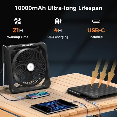Solar Foldable Fan — Environmental Appliances for OEM orders