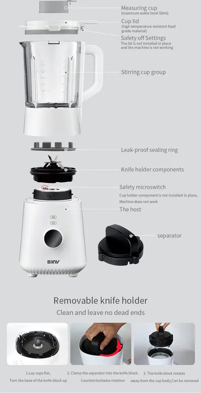Heated High-Speed Blender — Kitchen Appliances for OEM orders
