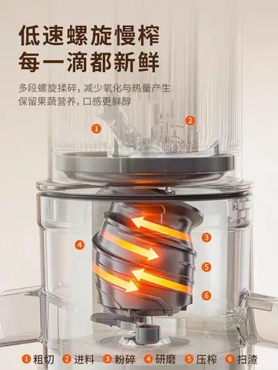 Wide-Feed Slow Juicer SJ300T — Kitchen Appliances product photo 2 of 4, OEM and private label supply