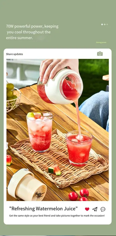Portable Juicer Cup BL118 — Kitchen Appliances product photo 2 of 12, OEM and private label supply