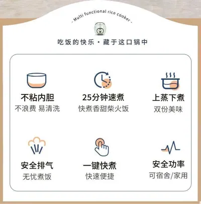 Rice Cooker JDG02281 — Kitchen Appliances product photo 2 of 12, OEM and private label supply
