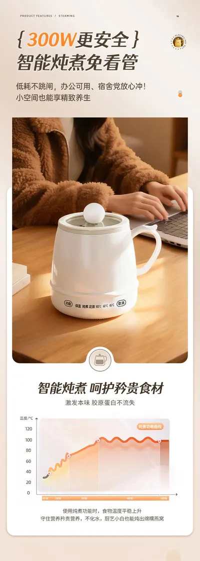 Electric Stew Cup — Kitchen Appliances product photo 5 of 12, OEM and private label supply