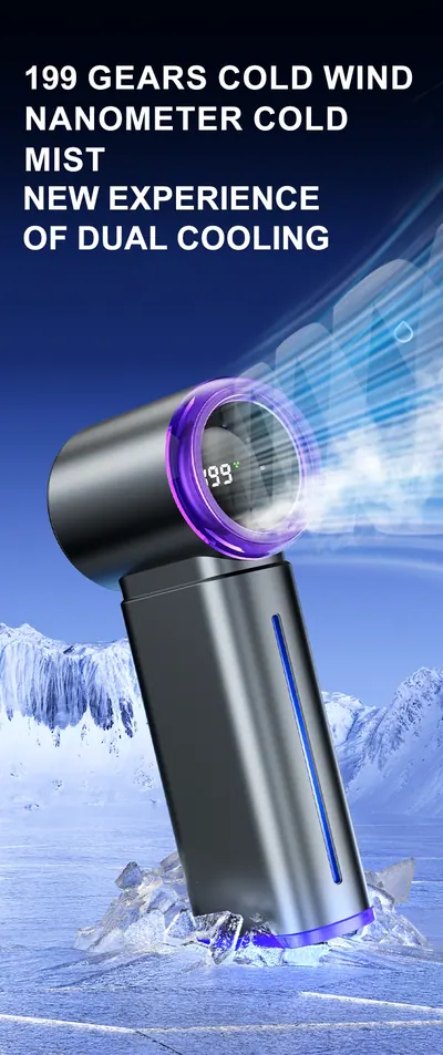 Mini High-Speed Handheld Misting Fan — Environmental Appliances product photo 5 of 12, OEM and private label supply