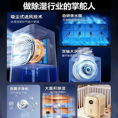 2-in-1 Humidifying Dehumidifier — Environmental Appliances product photo 8 of 12, OEM and private label supply